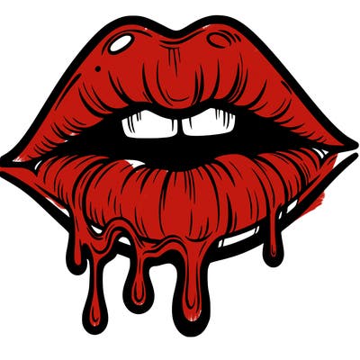 lips that look realistic and drip