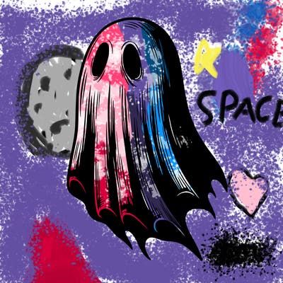 realistic creepy ghost