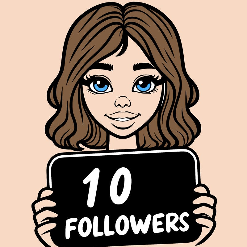 100 followers realistic girl