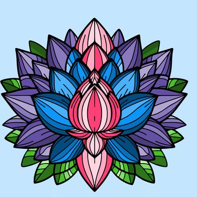lotus flower mandala