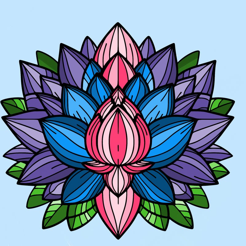 lotus flower mandala