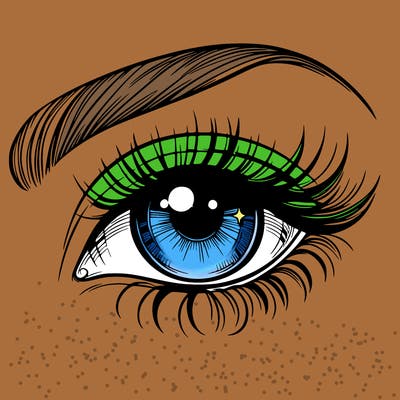 a beautiful eye