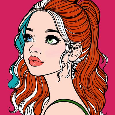 beautiful realistic girl