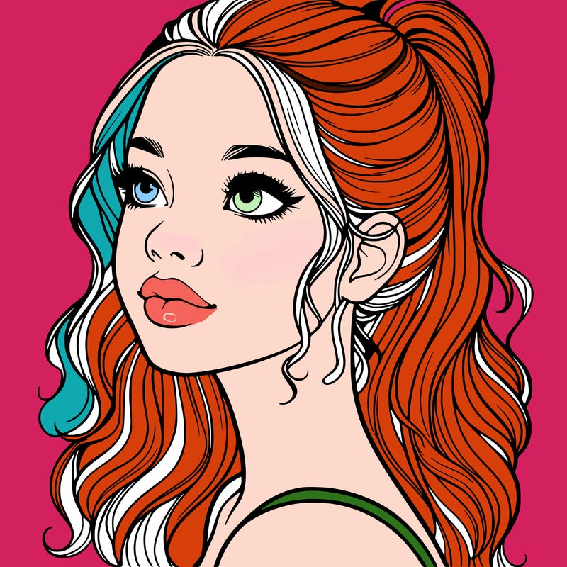 beautiful realistic girl