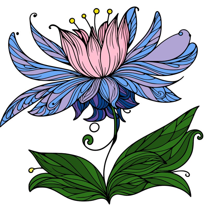 majestic, elegant fairy flower