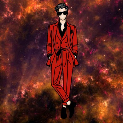 fashion guy with beautiful clothes