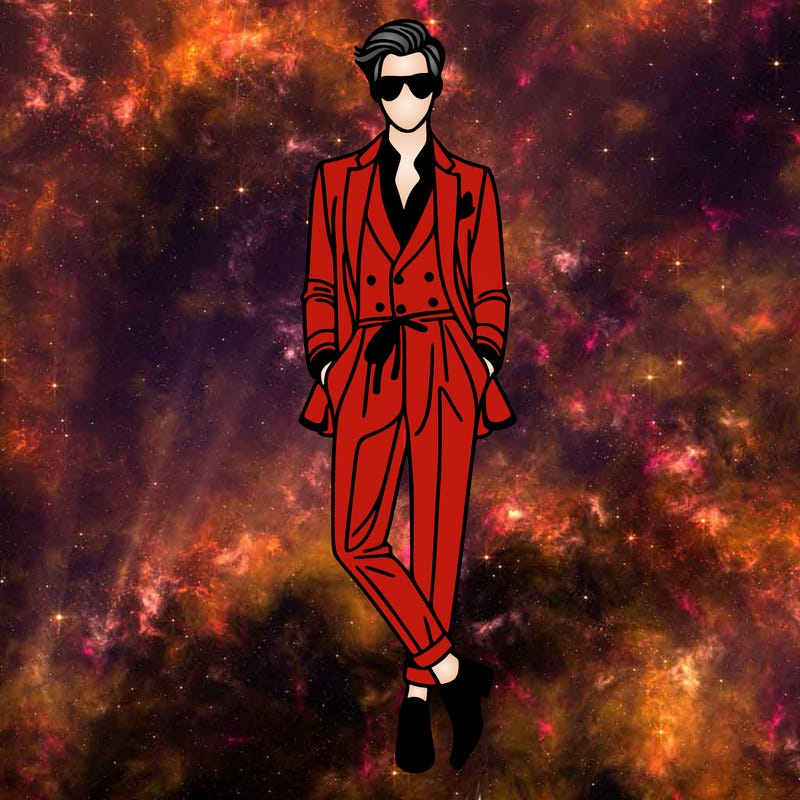 fashion guy with beautiful clothes