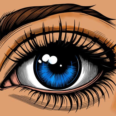 realistic eye