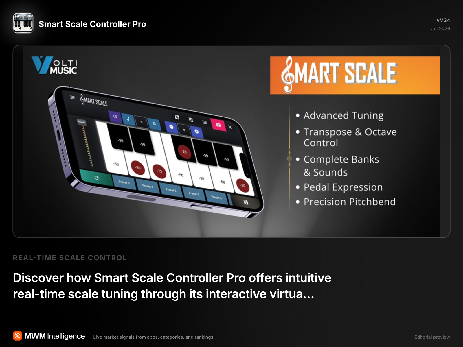Smart Scale Controller Pro - Music App | MWM