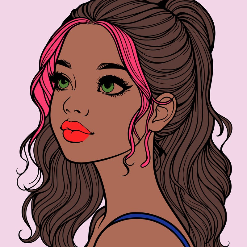 beautiful realistic girl