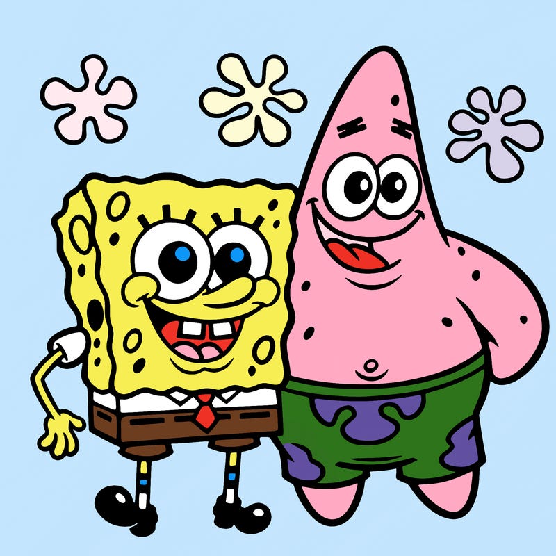sponge bob with patrick