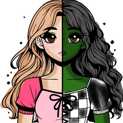 realistic girls split