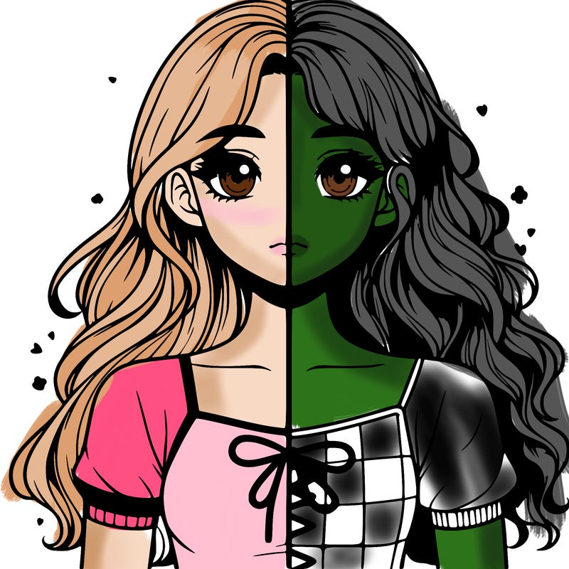 realistic girls split