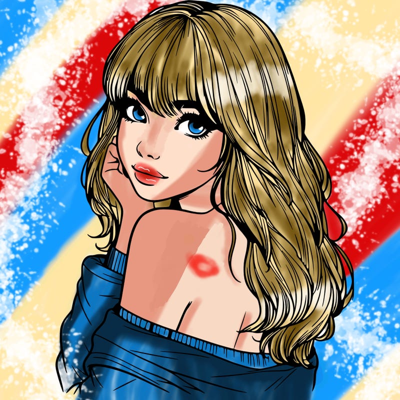 realistic girl with bangs looking over her shoulder