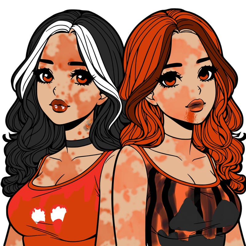 realistic twin sisters