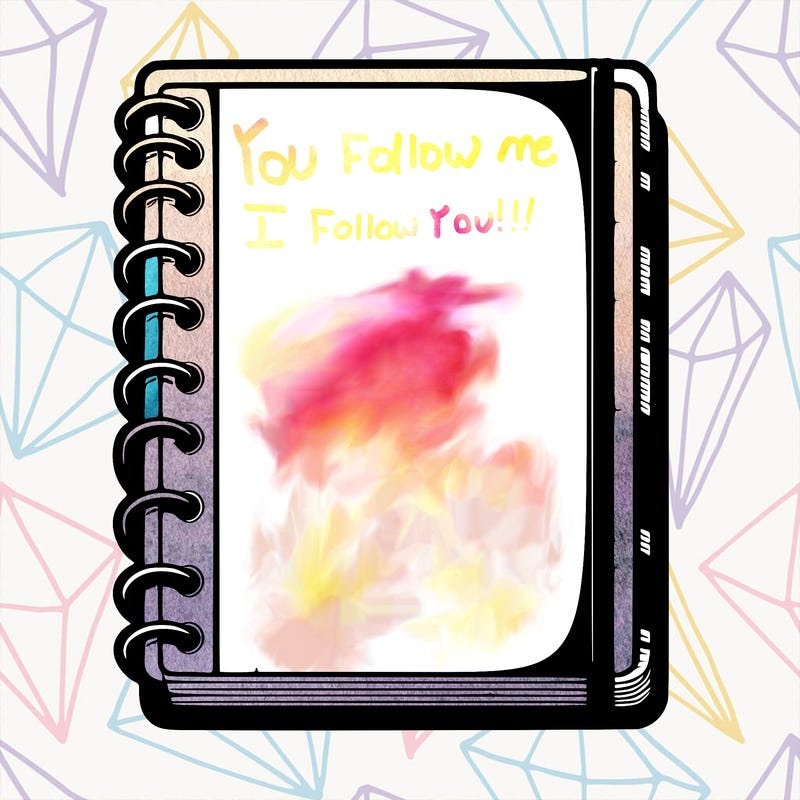 blank, realistic notebook