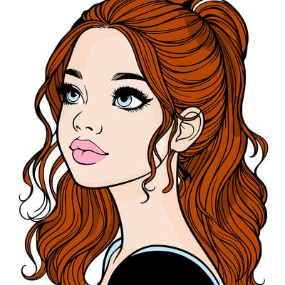 beautiful realistic girl