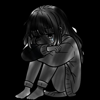 depressed girl