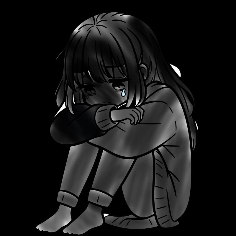 depressed girl