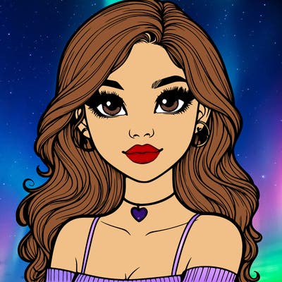 realistic pretty girl