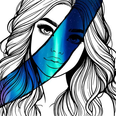 beautiful realistic girl