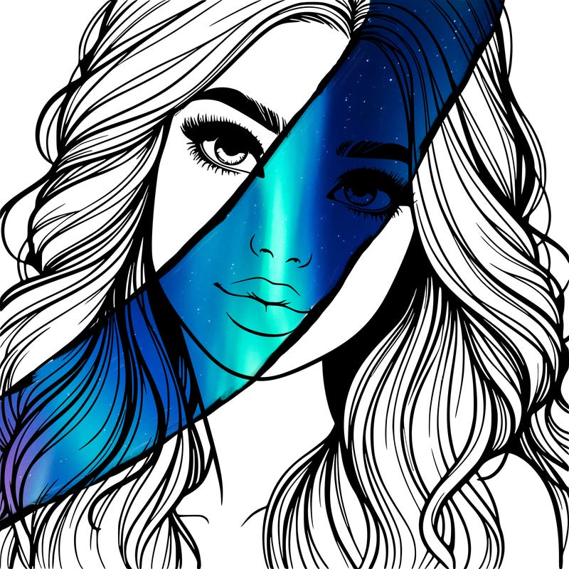 beautiful realistic girl