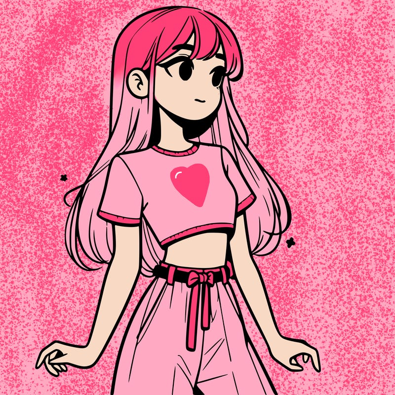 girl in a cute crop top