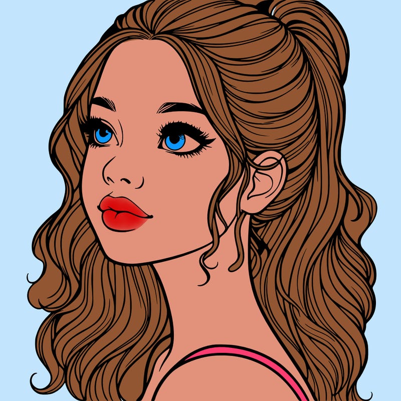 beautiful realistic girl