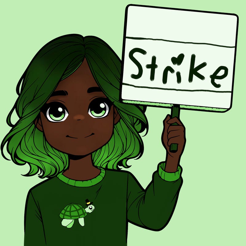 realistic girl holding up a sign