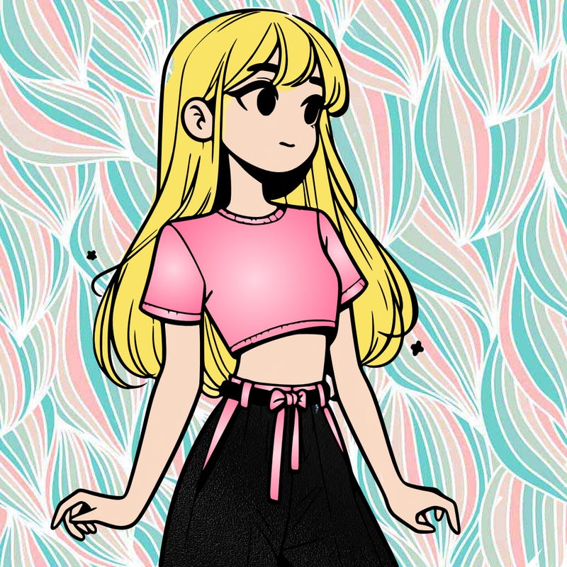 girl in a cute crop top