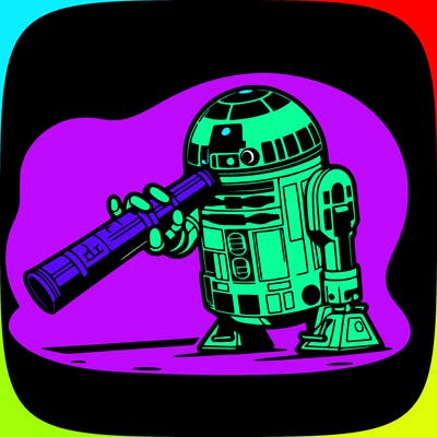 r2d2 smoking a joint