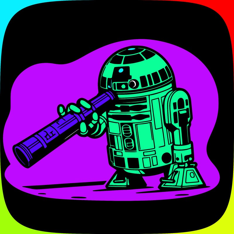 r2d2 smoking a joint