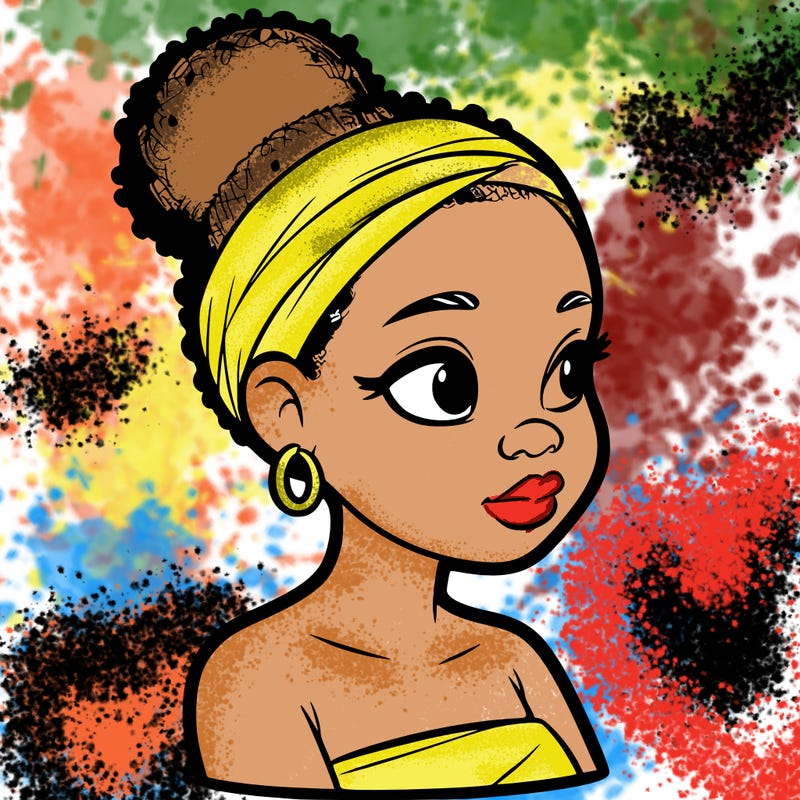 african girl