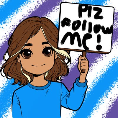 realistic girl holding up a sign