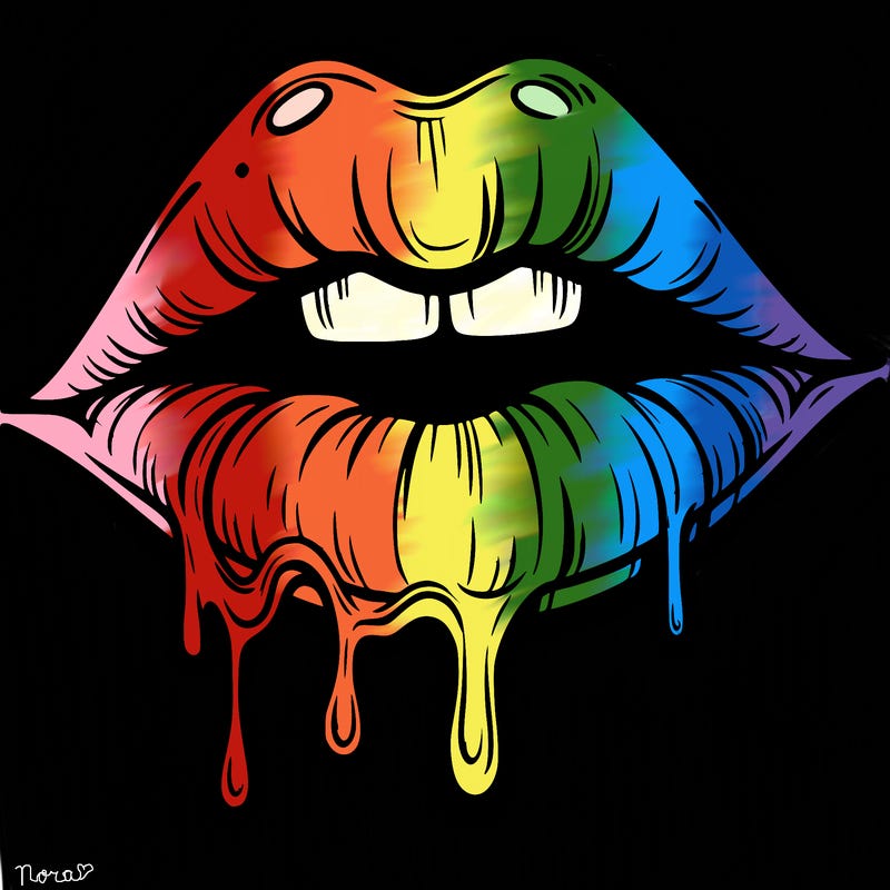 lips that look realistic and drip