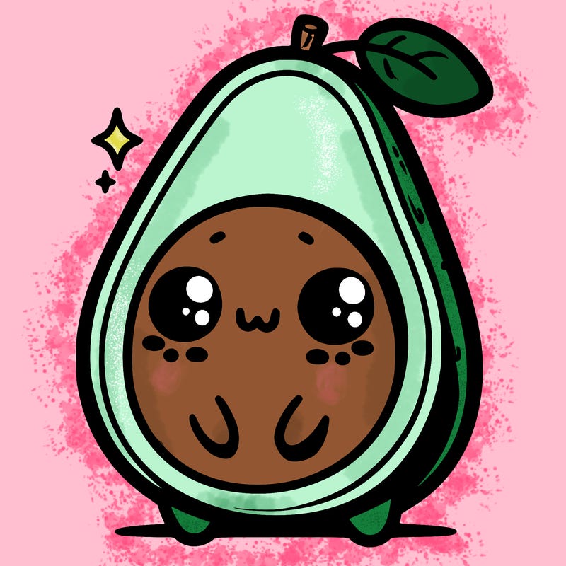 cute avocado