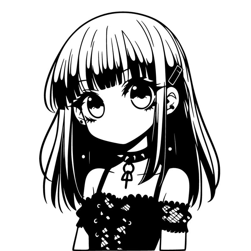 manga goth girl