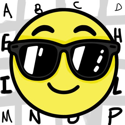 emoji with sunglasses