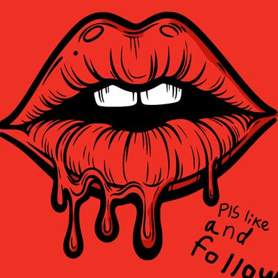 lips that look realistic and drip