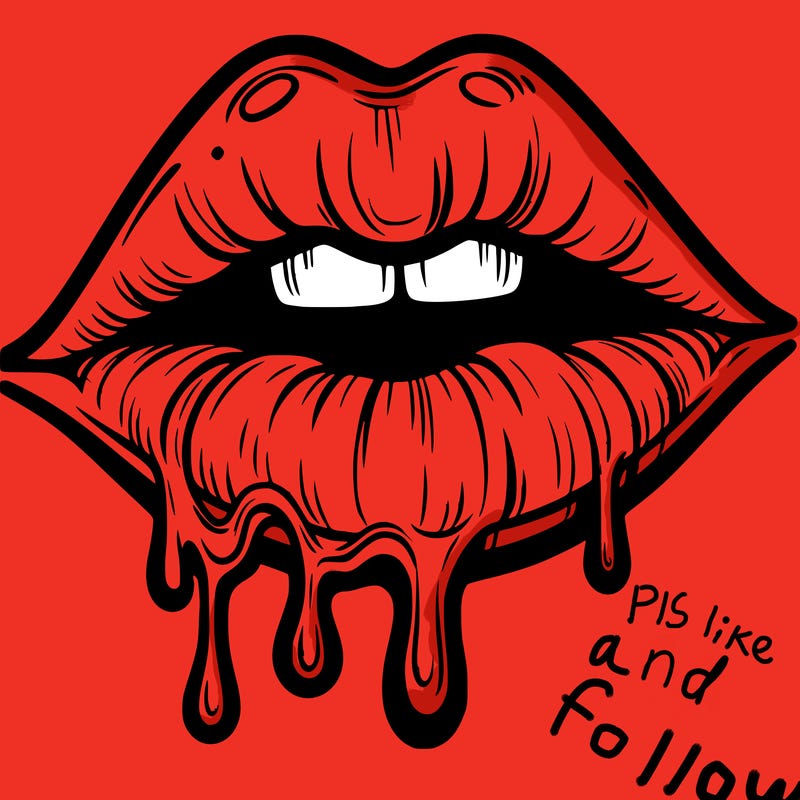 lips that look realistic and drip