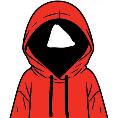 faceless girl in hoodie