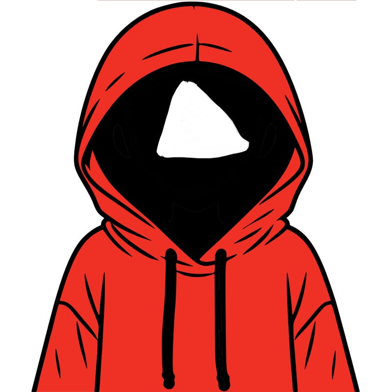 faceless girl in hoodie