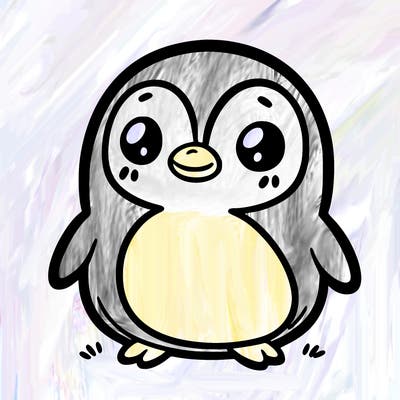 cute penguin