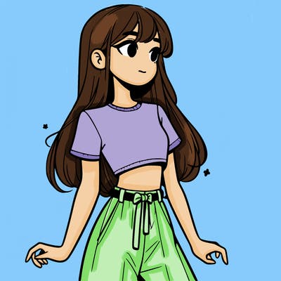 girl in a cute crop top