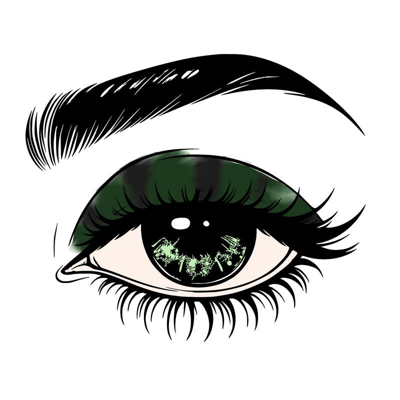 eye closed realistic