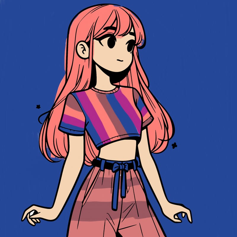 girl in a cute crop top