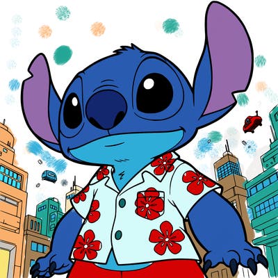 stitch the character