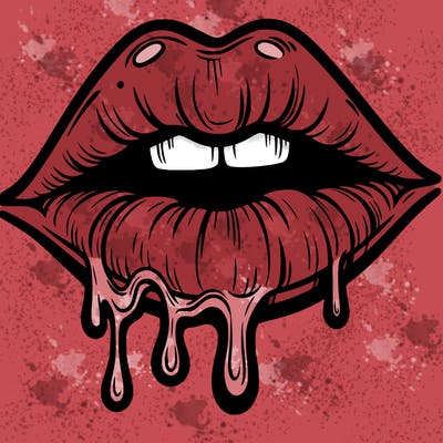 lips that look realistic and drip