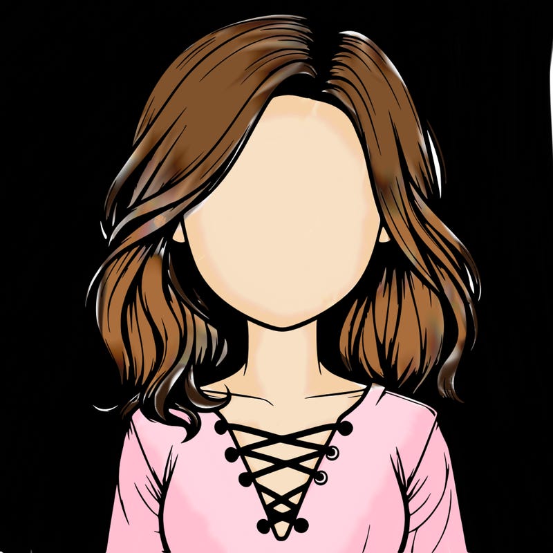 realistic faceless girl