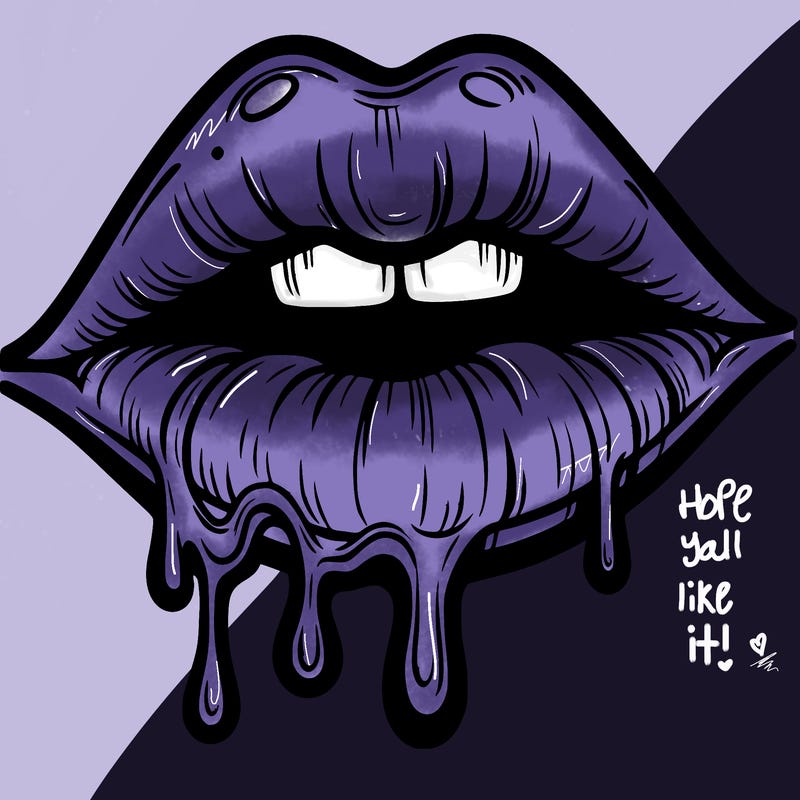 lips that look realistic and drip